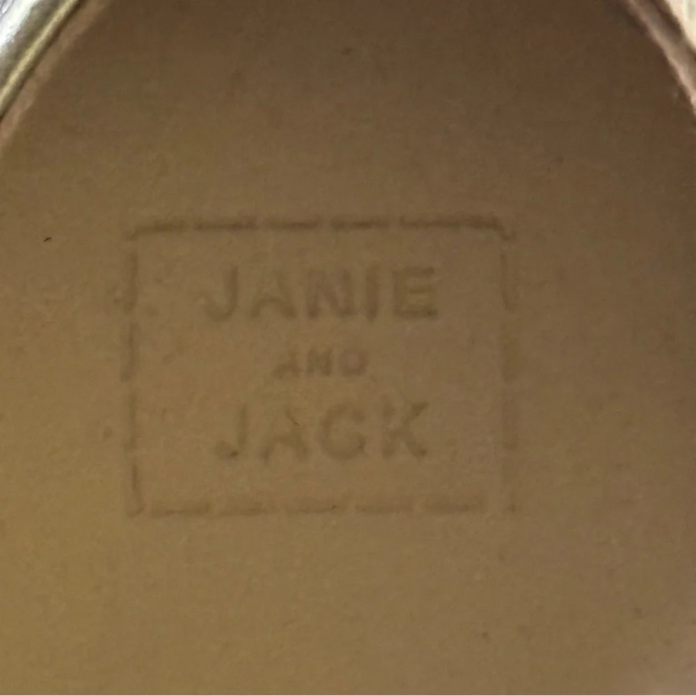 Janie and Jack metallic gold